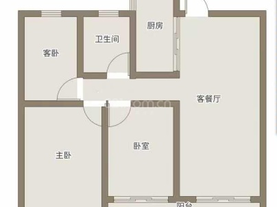 豪璟园 3室 2厅 101平米