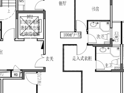 悦宸华庭（G01地块） 3室 2厅 128平米