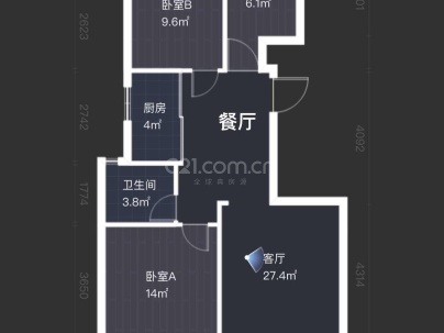 金御湾家园（御龙湾） 3室 2厅 89平米