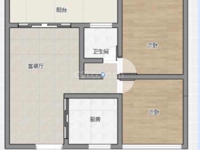 荣源华庭（B-15地块） 2室 2厅 76平米