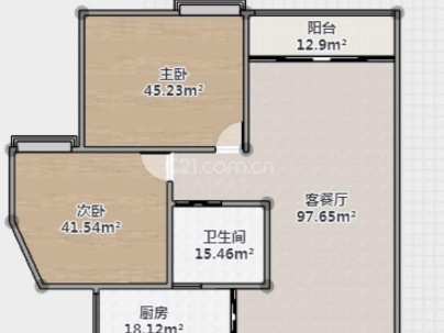 麻行小区 2室 1厅 82平米