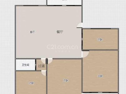 安澜小区 4室 1厅 128平米