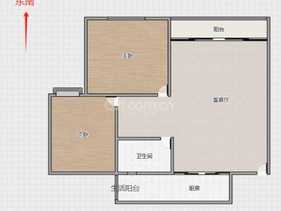 飞鹏大厦 2室 1厅 76平米