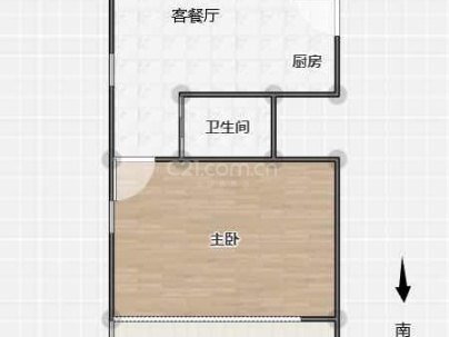 水心梅组团 1室 1厅 39平米