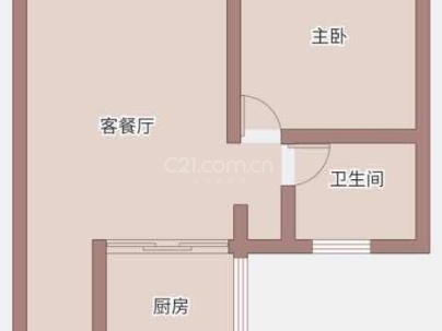 九山南苑 2室 1厅 61平米