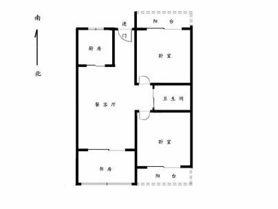 旺增新村 2室 2厅 80平米