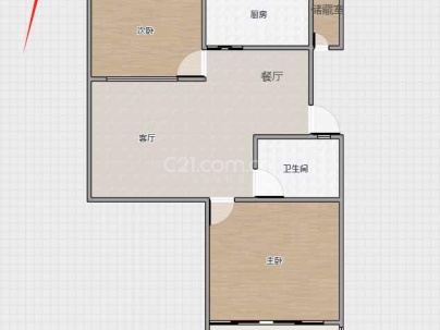 西山东路9号地块 2室 1厅 64平米