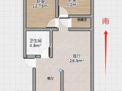 海螺小区 3室 2厅 88平米