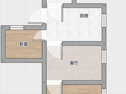 水心樟组团 2室 1厅 43.54平米