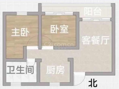 望悦江庭（开发区西单元C-16地块） 2室 2厅 78平米