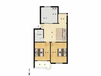 新世纪花园（东区） 3室 2厅 89平米