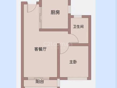 九山南苑 1室 1厅 60平米