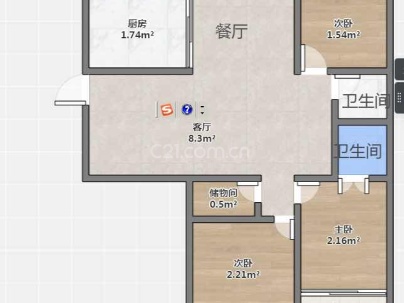 聚鑫苑 3室 1厅 129.5平米