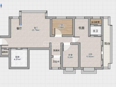 鑫城佳园 3室 2厅 153平米