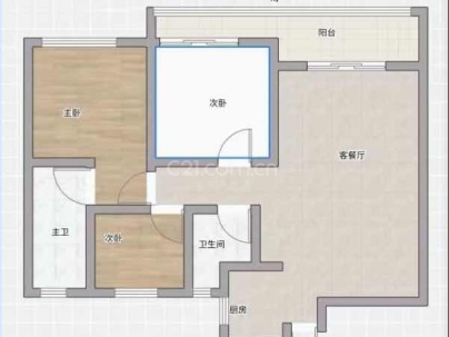 聚悦江庭（开发区西单元D-06地块） 3室 2厅 103平米