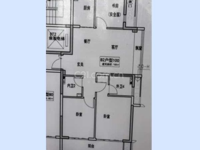 榕湖湾 3室 2厅 90平米