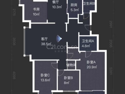 景秀湾 4室 2厅 149平米