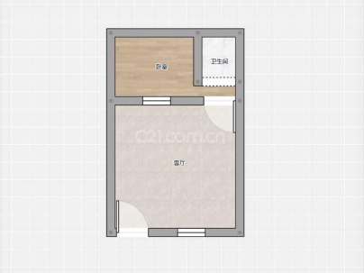 勤奋小区（勤奋组团 ） 1室 1厅 17.77平米