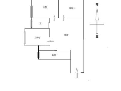 打绳小区 3室 1厅 93平米