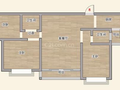 广润嘉苑 3室 2厅 118.29平米