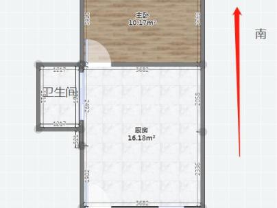 水心梅组团 1室 1厅 41平米