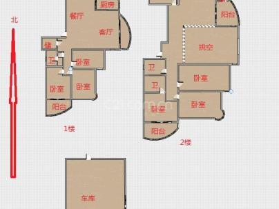 红日香舍里 5室 3厅 490.78平米
