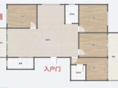 万和嘉园 3室 2厅 147平米