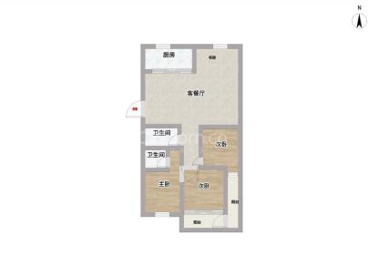 祥盛锦园 3室 1厅 123平米