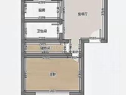 上陡门5组团 2室 1厅 53平米