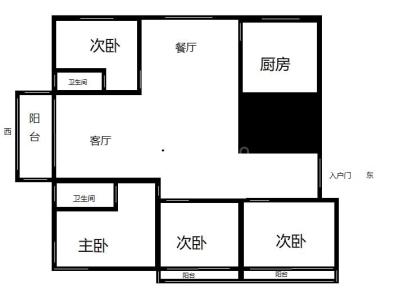 香桐湾（P01-14地块） 3室 2厅 116平米