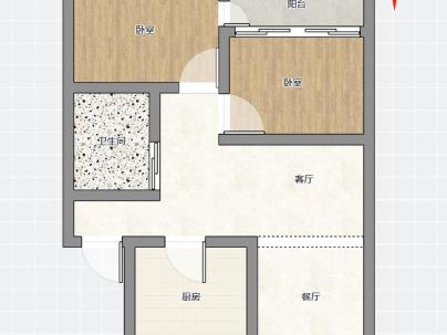 水心桦组团 3室 2厅 113平米