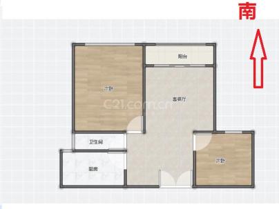 新西嘉园 2室 2厅 92平米