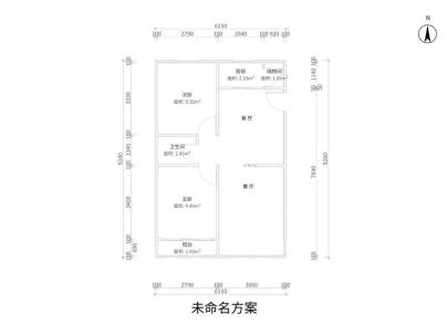 广府商厦 2室 2厅 96.11平米