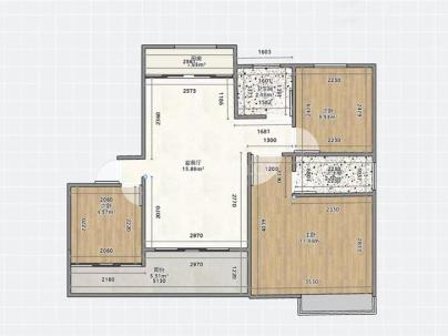 香桐湾（P01-14地块） 3室 2厅 155.38平米
