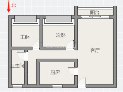 南丽苑（南丽湾） 3室 1厅 80.17平米