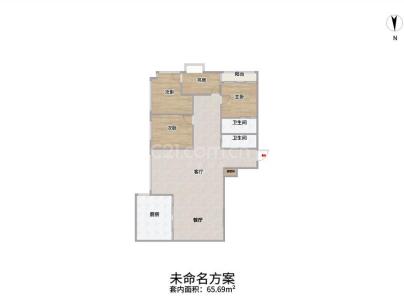 丽江花苑 3室 2厅 138平米