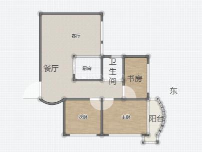 金鼎花苑 3室 2厅 133.08平米