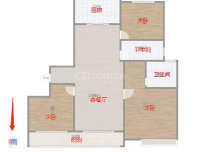 滨江商务区P05-03地块（榕盛嘉园） 4室 2厅 145平米