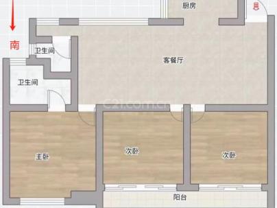 江宸润园 2室 2厅 103平米