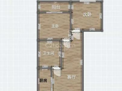 华城公寓 2室 1厅 65平米