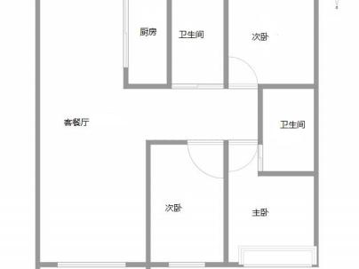 德香园 3室 2厅 127平米