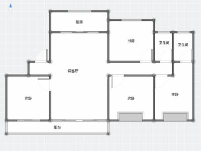 鹿锦西园（鹿城中心） 4室 2厅 158平米