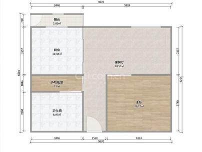 南塘一组团 3室 2厅 153平米