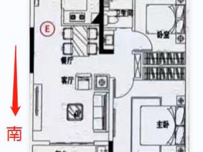 德政嘉园（德政安置房） 2室 1厅 77平米