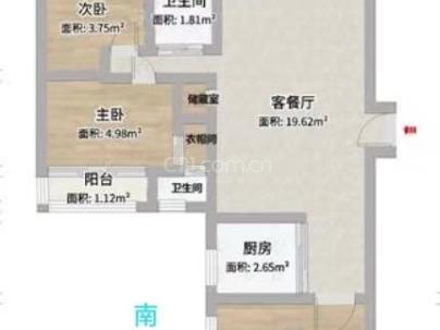 嘉福公寓 3室 2厅 132平米