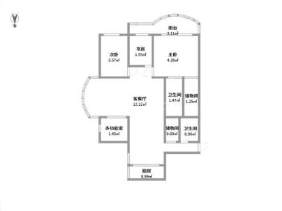 马鞍池大厦 3室 2厅 195平米