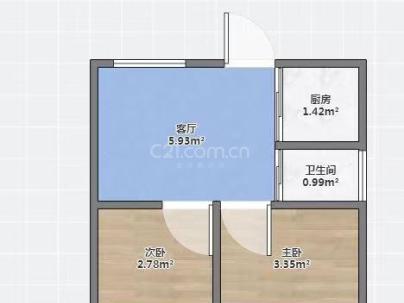 永川锦园 2室 2厅 67.84平米
