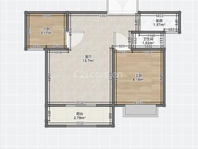 新西嘉园 2室 2厅 92平米