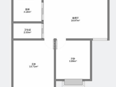 株浦大厦 3室 2厅 63平米