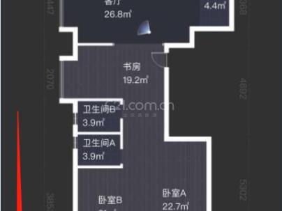 江宸馨园 3室 2厅 130平米